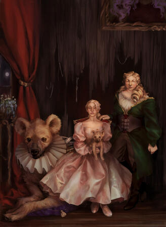 Hyena Family Portrait