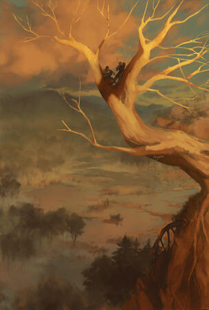 Sunset over Velen