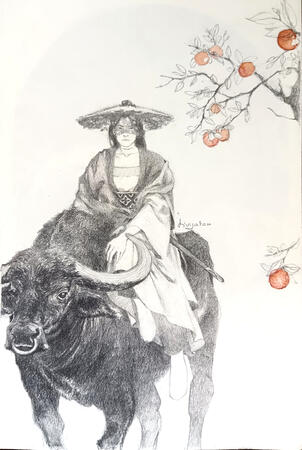 The old farmer of the deep mountains